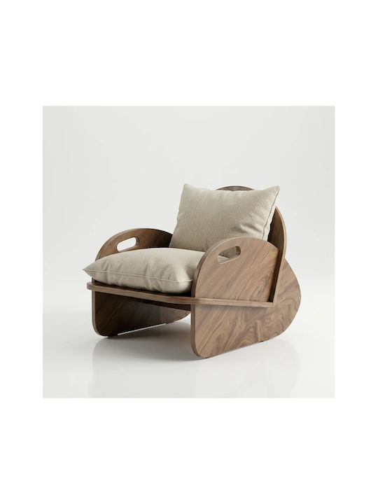 Beige Armchair 65x55x55cm