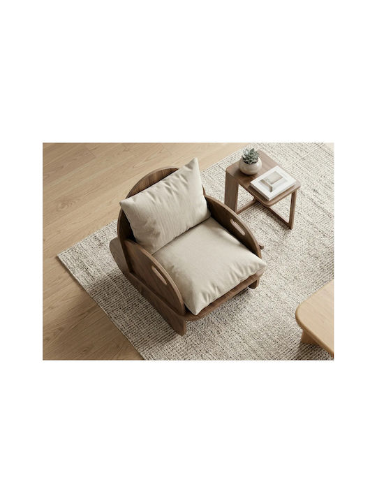 Beige Armchair 65x55x55cm