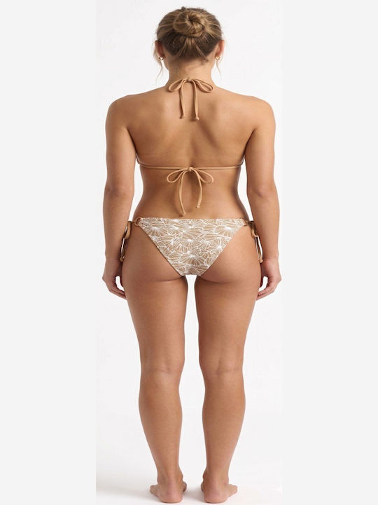 Set Bikini Blumen Beiges