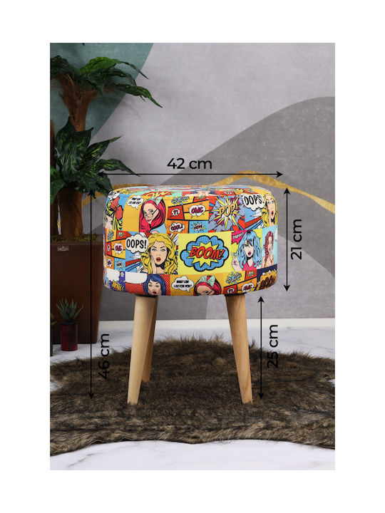 Kitchen Wooden Stools Gourgken