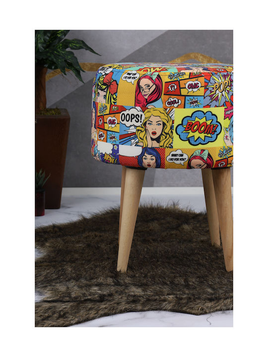 Kitchen Wooden Stools Gourgken