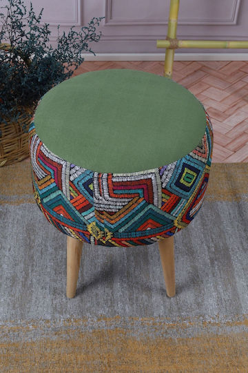 Kitchen Wooden Multicolour Stools 40x40x42cm