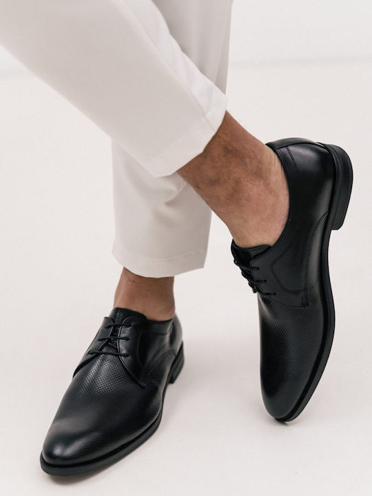 Leather Men's Casual Shoes Black