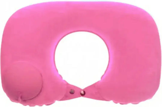 Inflatable Travel Pillow Orange