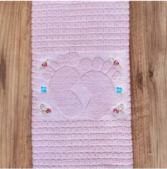 SteweHome Set Cotton Bath Mats STE-024619-P24619 White 50x70cm 3 Pieces