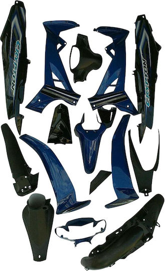 Σετ Πλαστικά Μοτοσυκλέτας για Yamaha Crypton T 110 Μπλε