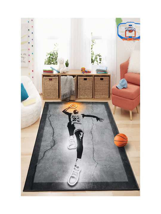 SteweHome Παιδικό Χαλί Μπάσκετ 60x100cm Πάχους 60mm