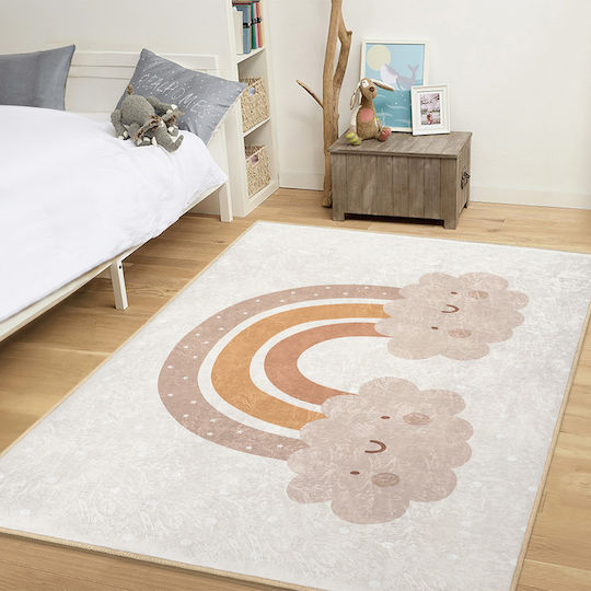 SteweHome Kinderteppich Wolken 80x250cm Dicke 60mm