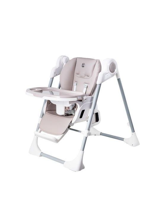 Buf Boof Klappbarer Baby Hochstuhl Ecru