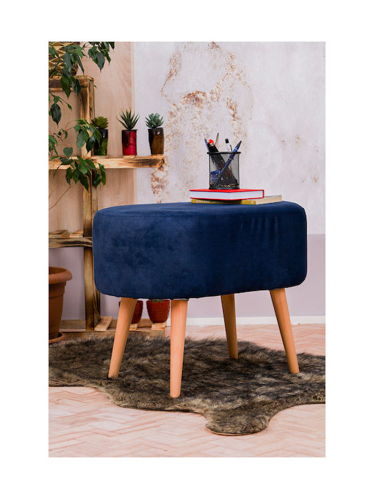 Living Room Wooden Oval Stool