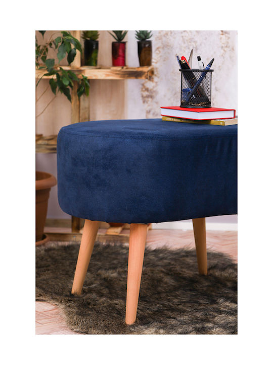Living Room Wooden Oval Stool
