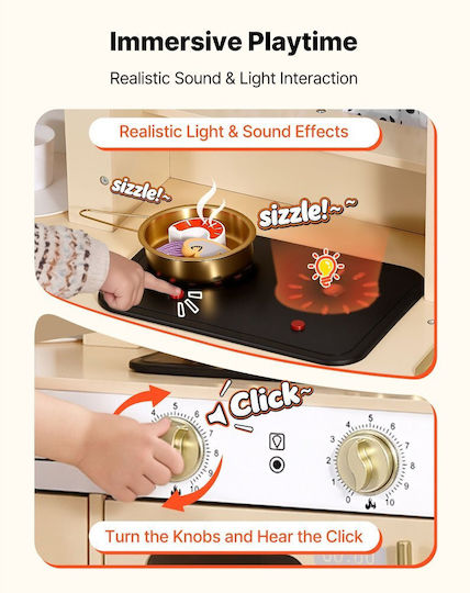 Vevor Wooden Kids Kitchen for 8+ Years