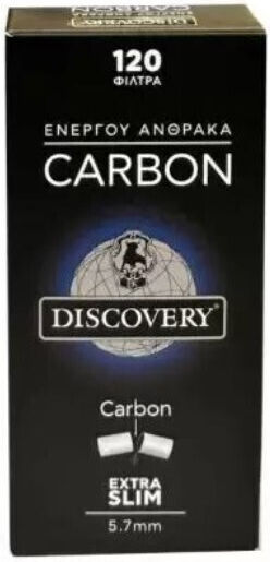 Discovery Extra Aktivkohle Filter-Tipps 120 Stück 20τμχ