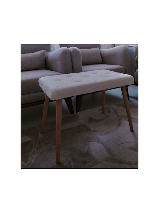Living Room Wooden Stool Gourgken 60x35x35cm