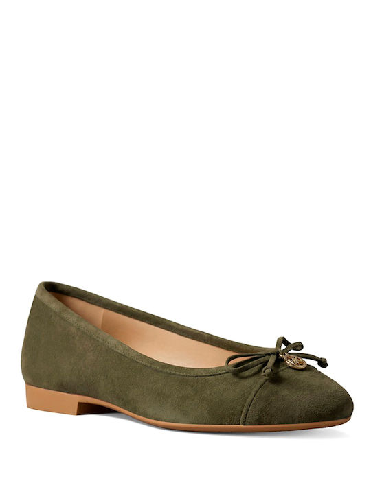 Michael Kors Flex Women's Ballerina Shoes in Green Colour