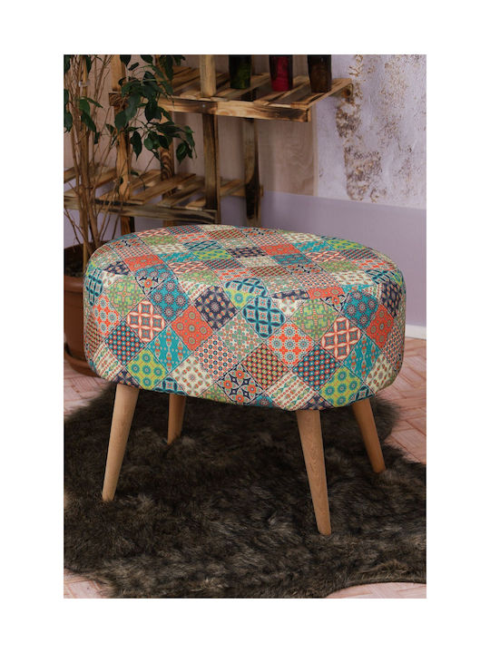 Wooden Multicolour Living Room Stools