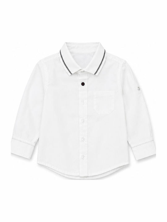 Kids Short-Sleeved Shirt White