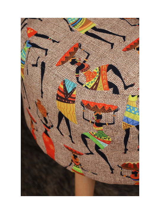 Taburet Bucătărie Lemn Multicolor