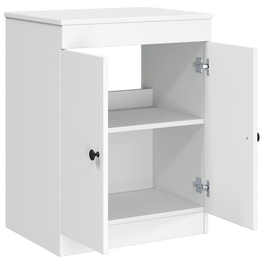 vidaXL Bancă Fără Lavoar M54xA41xÎ70cm Alb
