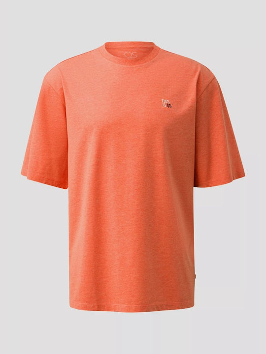 Herrenblusen Kurzarm T-Shirt Orange
