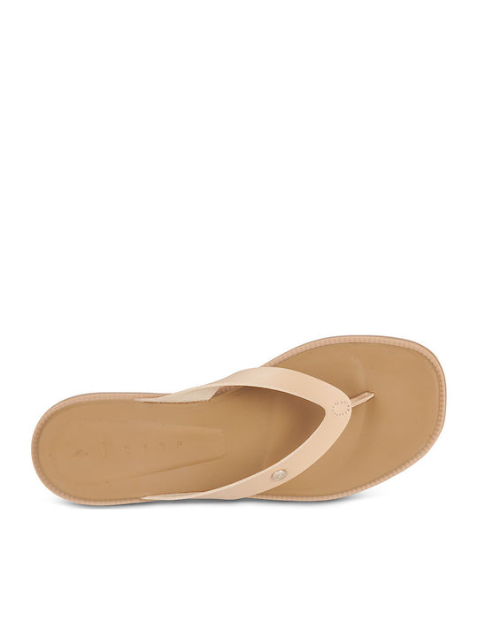 Damen Zehentrenner in Beige Farbe