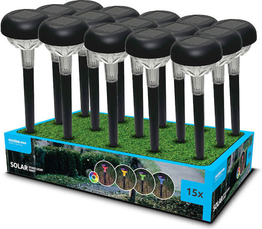 Modee Lighting Spiked Solar Light RGB with Photocell IP44 29.5x29.5cm