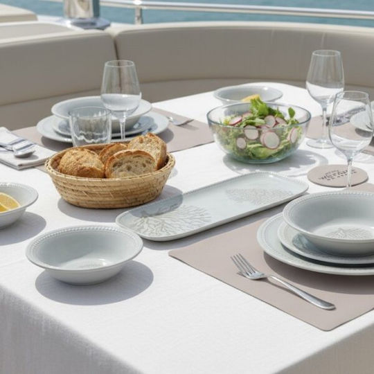 Marine Business Mare Serving Bowl Round Beige 6 Pieces
