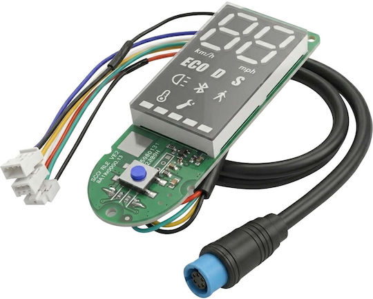 Avizar Display Dashboard Ninebot G30 Max Scooter Waterproof Connectors Black Green