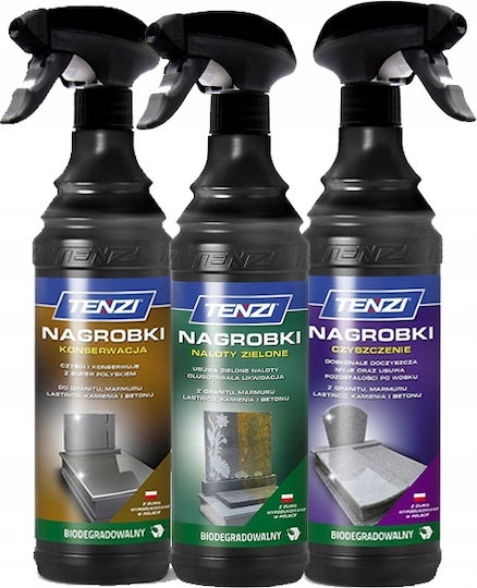Tenzi Reinigungs- und Pflege-Set für Autoteile 3x600ml