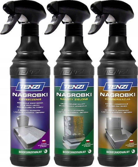 Tenzi Reinigungs- und Pflege-Set für Autoteile 3x600ml