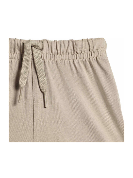 Kids Set with Shorts Summer 2 Pieces Stone Khaki Trefoil