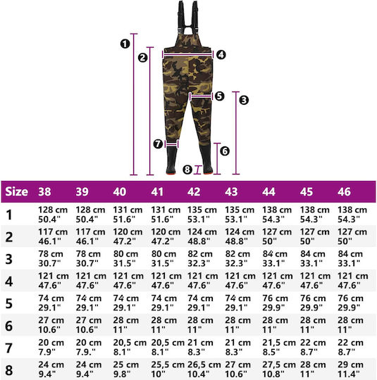 vidaXL Behr Gummistiefel Für Angelbekleidung & Zubehör