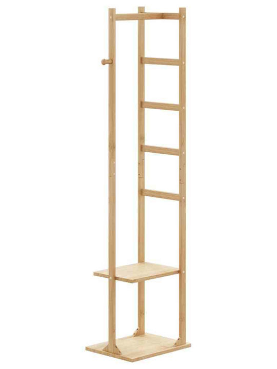 vidaXL vidaXL Boden Kleiderständer aus Bamboo Braune 38,5x30x156cm