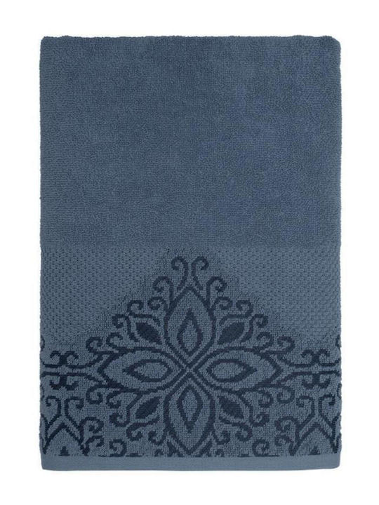 SteweHome Face Towel 50x90cm Blue 2 Pieces