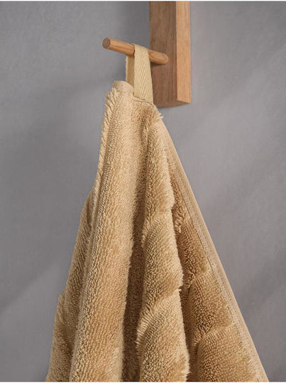 SteweHome Face Towel 50x90cm Brown