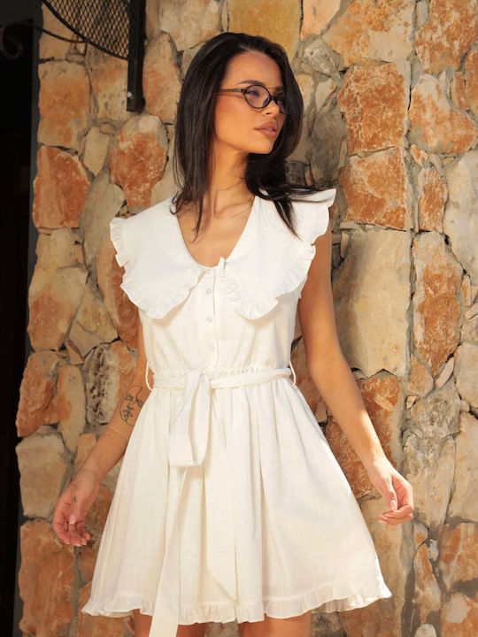 Summer Mini Dress White
