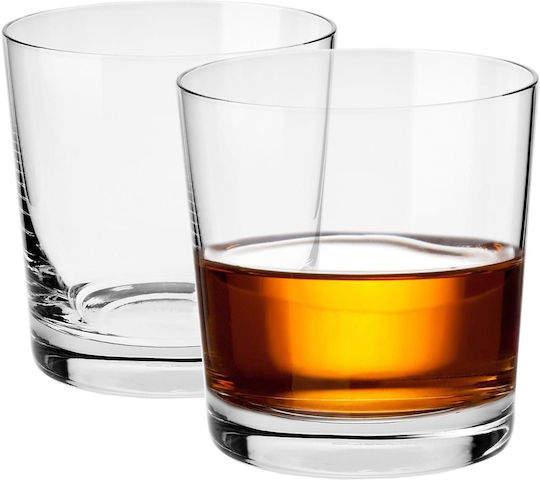 Krosno Set Whiskey Gläser Transparent 390ml 2 Stück