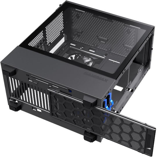 GameMax Contac OC Gaming Middle Tower Carcasă Calculator cu Fereastră Laterală și Iluminare ARGB Negru