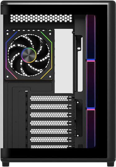 CoolerMaster Elite 600 Gaming Midi Tower Computer Case with Side Window and ARGB Lighting Black