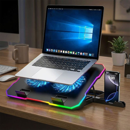 Wozinsky WDCX-A26 Cooling Pad for Laptop up to 17" with 2 Fans and Lighting