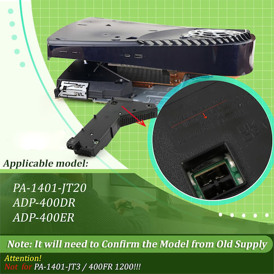 ADP-400DR Alimentarea cu energie electrică pentru PS5