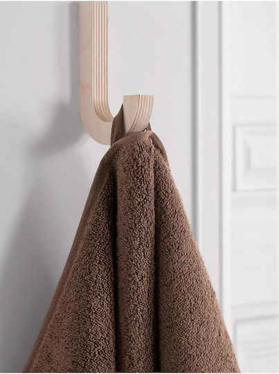 SteweHome Body Bath Towels 70x140cm Brown 2 Pieces