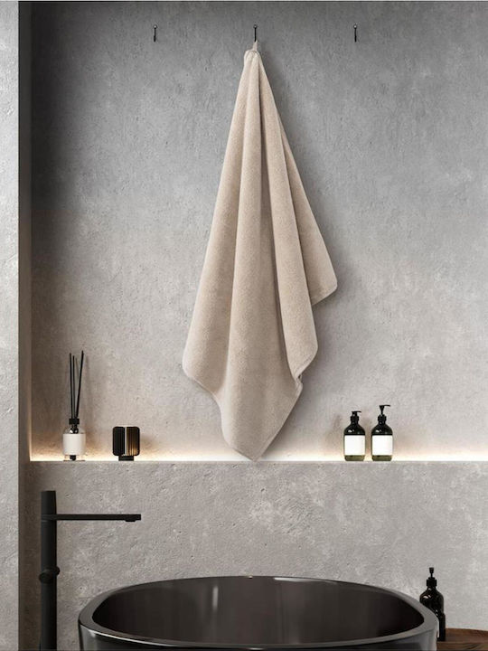 SteweHome Πετσέτα Προσώπου 50x90εκ. Γκρι 4τμχ Βάρους 600gr/m²