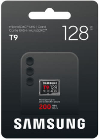Samsung T9 128GB U3 V30 A2 UHS-I 200MB/s с адаптер