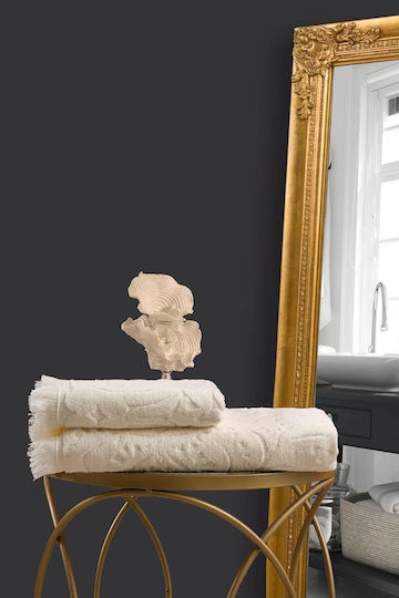 SteweHome Πετσέτα Σώματος 90x150εκ. Τζακαράντα Βάρους 800gr/m²