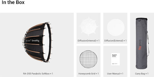 SmallRig Ra-d55 Softbox Parabolic 3585