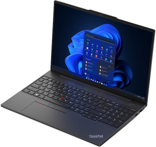 Lenovo ThinkPad E16 Gen 1 16 Zoll IPS FHD+ (i5-1335U/16GB/256GB SSD/W11 Pro) Graphit Schwarz (Tastatursprache Internationales Englisch)