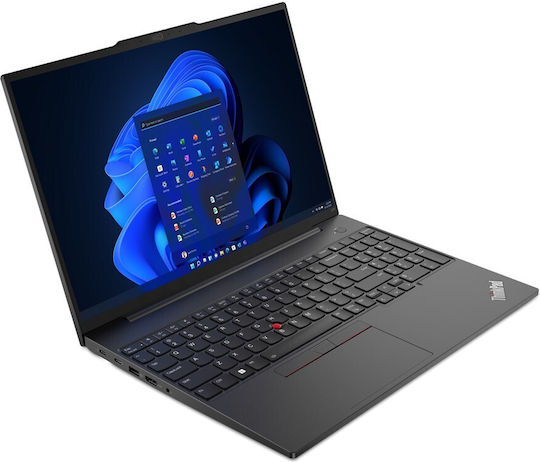 Lenovo ThinkPad E16 Gen 1 16 Zoll IPS FHD+ (i5-1335U/16GB/256GB SSD/W11 Pro) Graphit Schwarz (Tastatursprache Internationales Englisch)