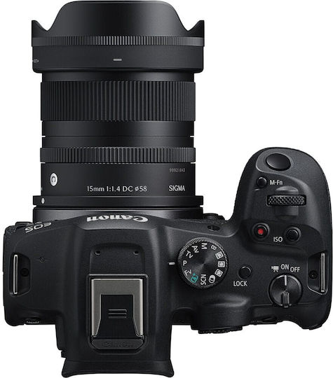 Sigma Crop Camera Lens 15mm f/1.4 DC Contemporary Fixed for Canon RF Mount Black