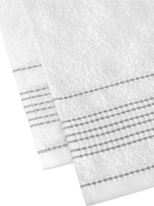 SteweHome Set Bath Towels 4 Pieces White